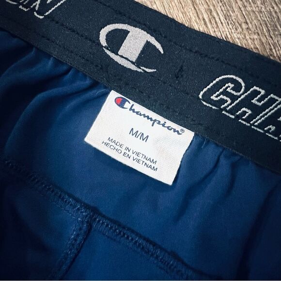 Champion Men’s Blue Performance Track Pants Joggers | Size Medium | Zip Pockets - Picture 8 of 8